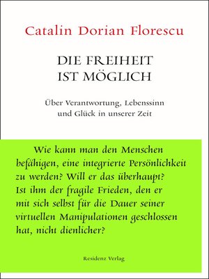 cover image of Die Freiheit ist möglich